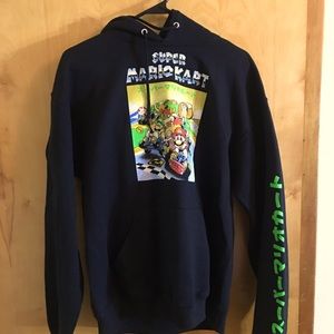 Super Nintendo super Mario kart hoodie M pullover